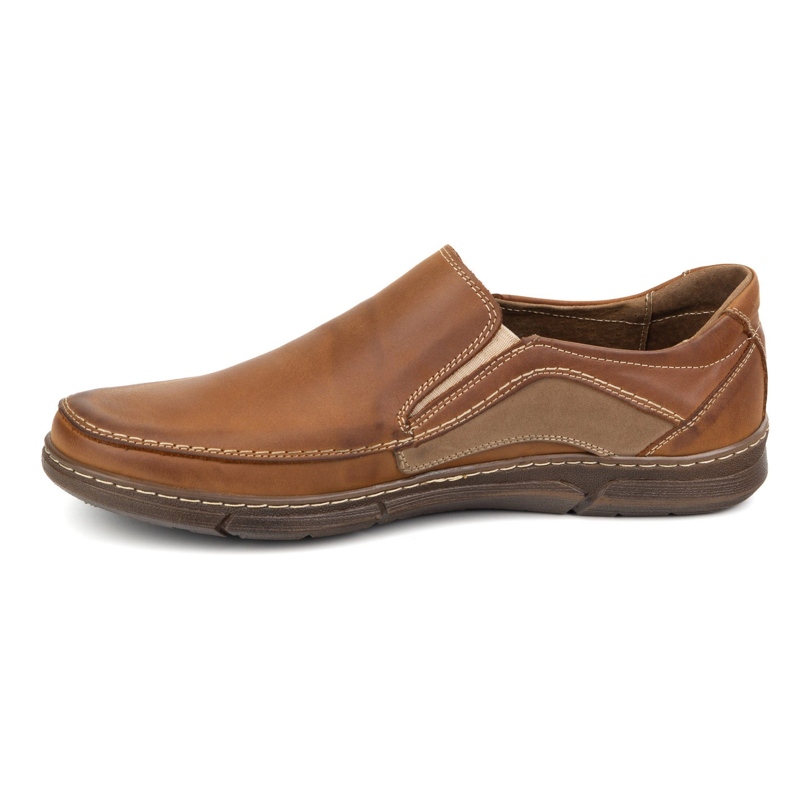 Olivier Slip-On 283GT Camel Brown Shoes brun 1