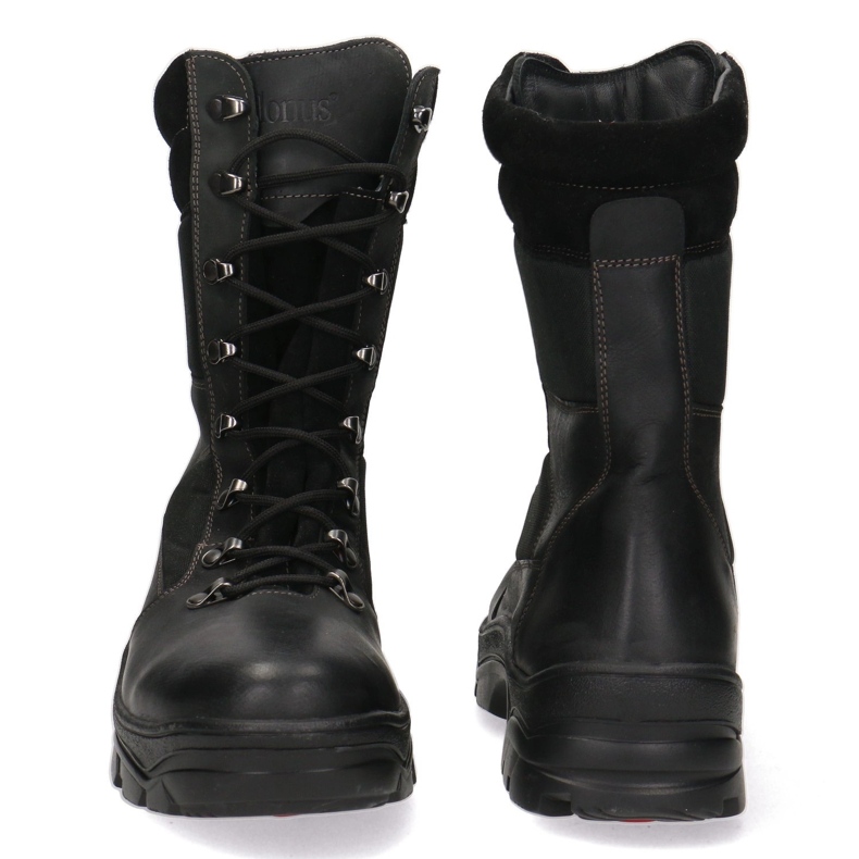 Lädertaktisk vandring-myśliwskie pollonus svart 6-0128-001 muflon 1