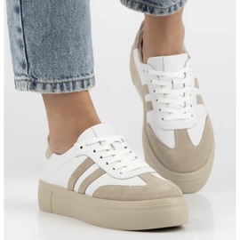 Filippo DP6841/24 lädersneakers vit 1