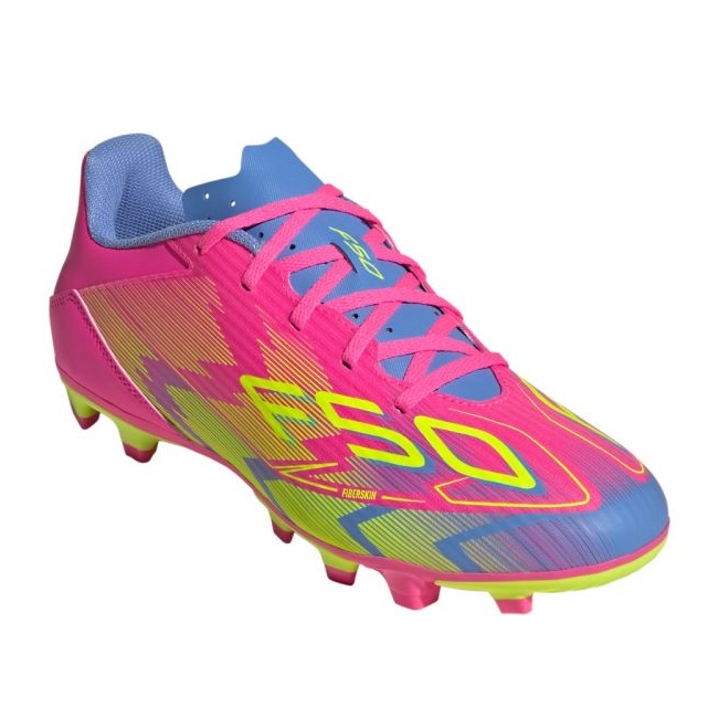 Adidas F50 Club FG/MG JH6420 fotbollsskor rosa 1