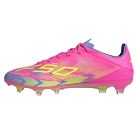Adidas f50 pro fg/mg jh6419 rosa fotbollsskor 1