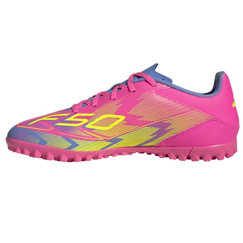 Adidas F50 Club TF 7208 JP7208 fotbollsskor rosa 1