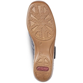 Skinnskor för kvinnor med kardborre marinblå Rieker 41399-14 1