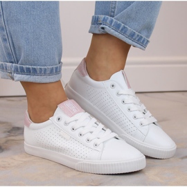 Låga sneakers av ekologiskt läder, vit Big Star HH274073 1