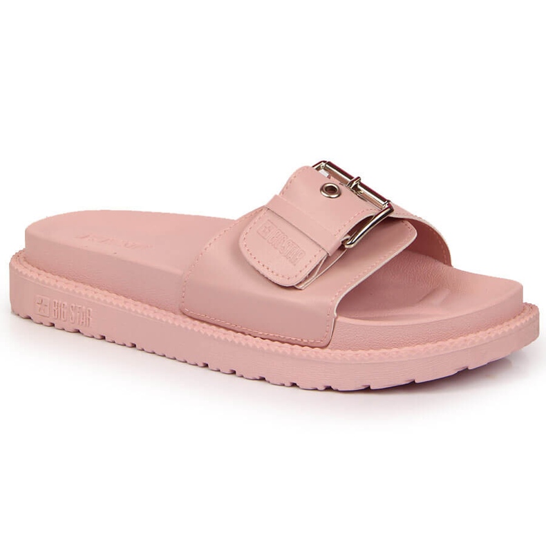 Pink Big Star tofflor på plattformen JJ274A308 rosa 2