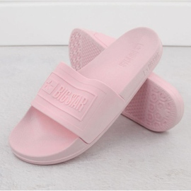 Big Star Kvinnors flip flops för den stora stjärnan OO274036 rosa pool 7