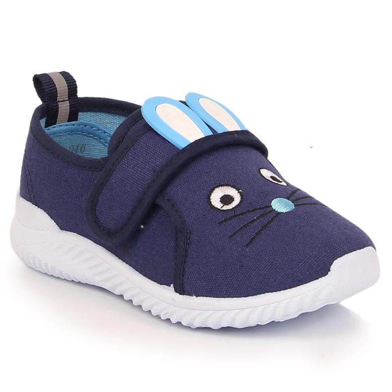 Atletico mussneakers med kardborreband för flickor blå 2