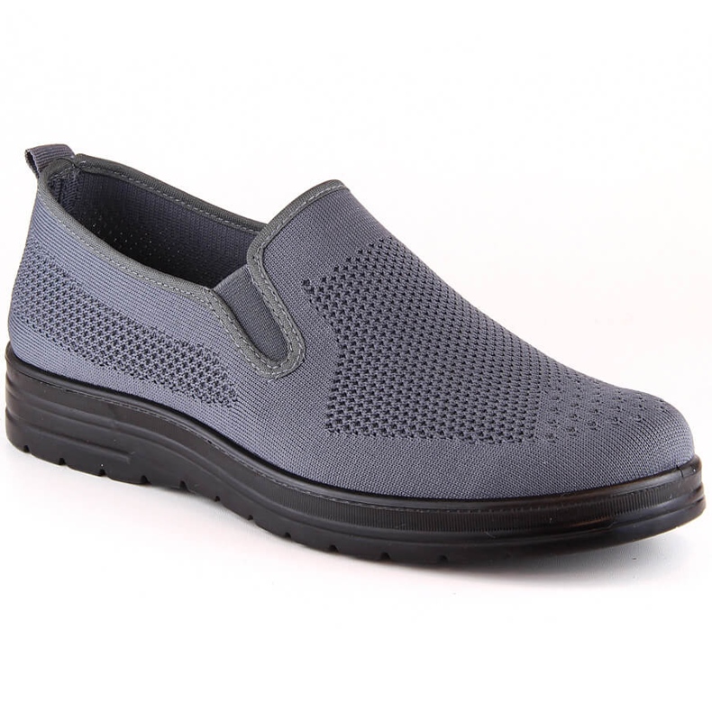 Grey News 1022 slip-on herrskor grå 2