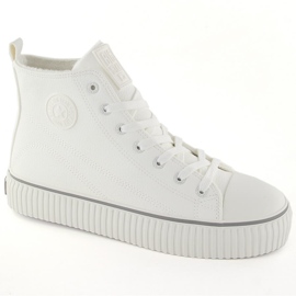 Vita isolerade high-top sneakers Big Star OO274788 1