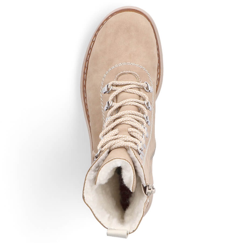 Isolerade damstövlar, beige, Rieker 72643-60 1