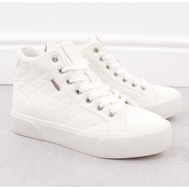 Vita quiltade isolerade sneakers Big Star OO274A479 2