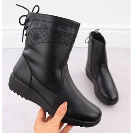 Isolerade svarta stövlar för kvinnor Unisoft 7985 1