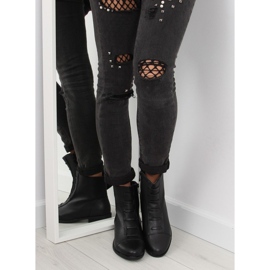 Svarta isolerade damstövlar F7091-1SVART 1