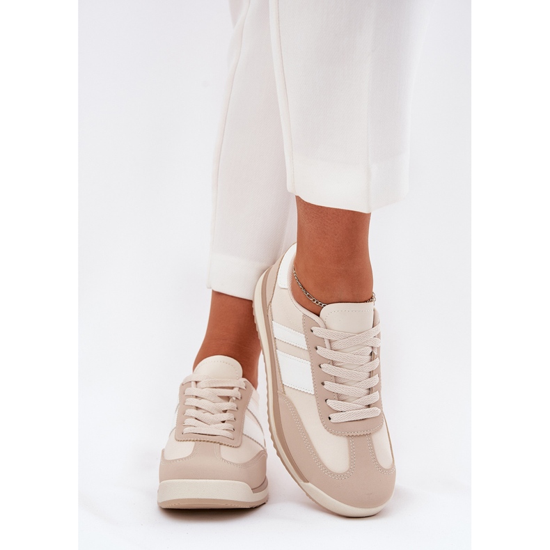 Beige Dam Sneakers Sportskor 2