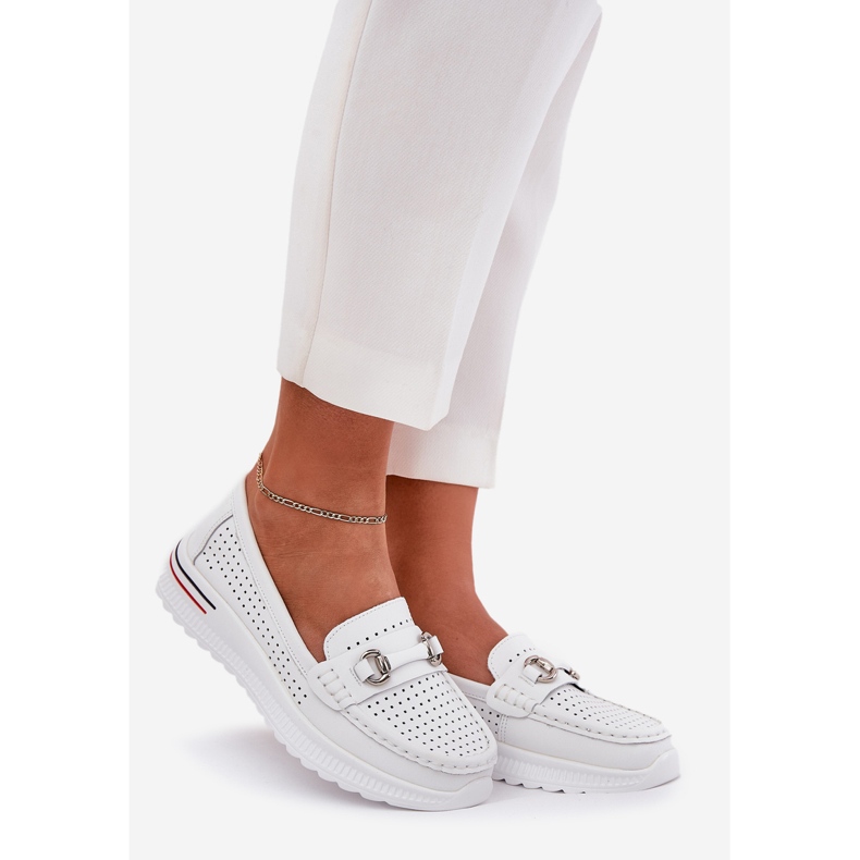 OpenWork Vinceza Natural Ballerinas 95331 White vit 1