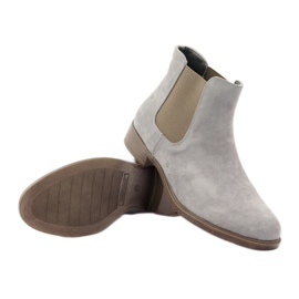 Grå Jodhpur stövlar Sergio Leone 301 3