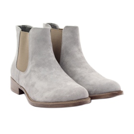 Grå Jodhpur stövlar Sergio Leone 301 4