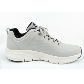 Herrsportskor Skechers Arch Fit 232200-LGBK Gray grå 3