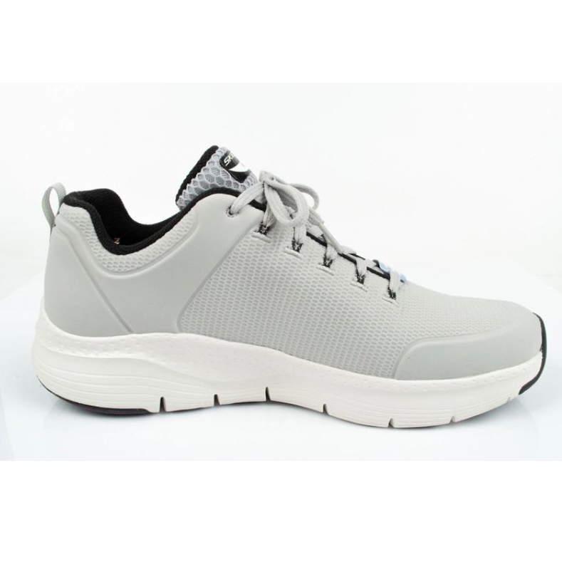 Herrsportskor Skechers Arch Fit 232200-LGBK Gray grå 3