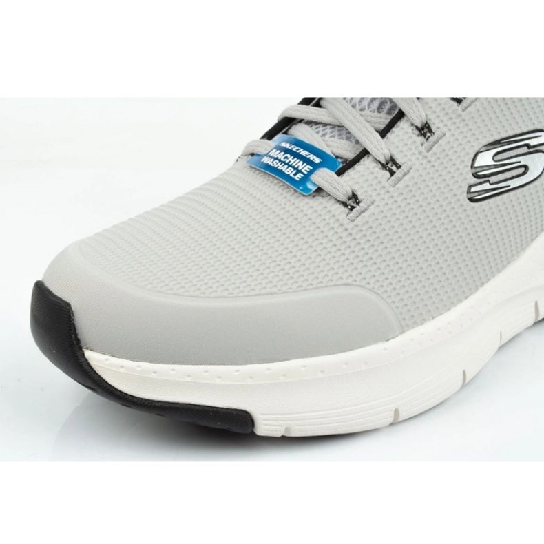 Herrsportskor Skechers Arch Fit 232200-LGBK Gray grå 4