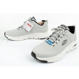Herrsportskor Skechers Arch Fit 232200-LGBK Gray grå 6