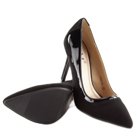 Svarta högklackade damskor 1522-133 Svart 2