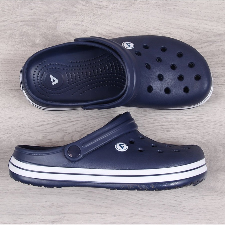 American Club marinblå tofflor för barn 1