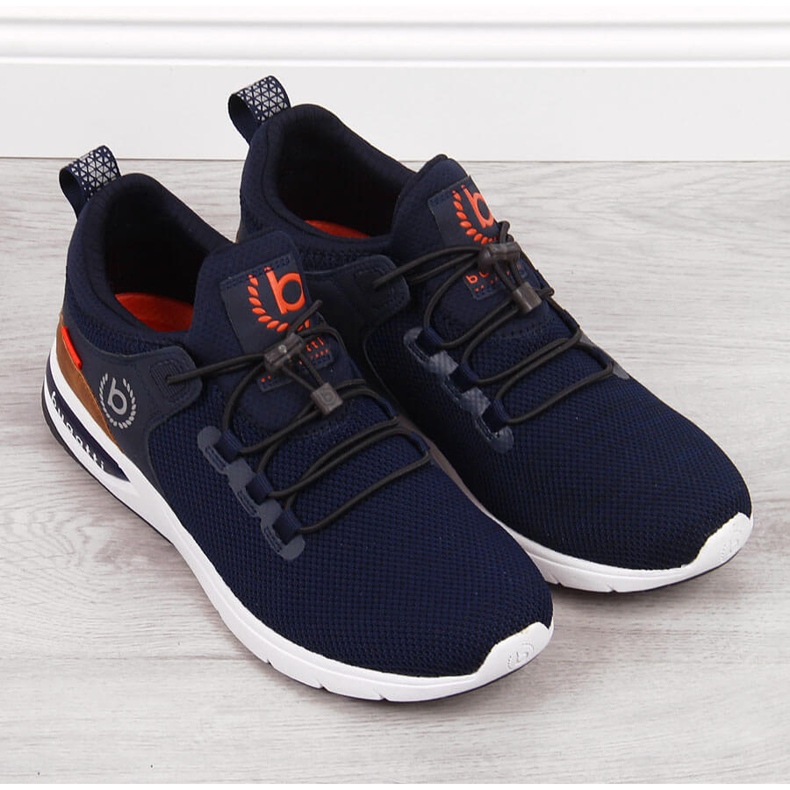 Mäns sportskor Navy Blue Bugatti JJ153028 blå 1