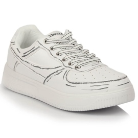 Vita Vinceza låga sneakers 2