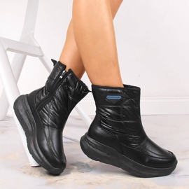 Svarta Filippo svarta isolerade sportskor för damsportsnö 2