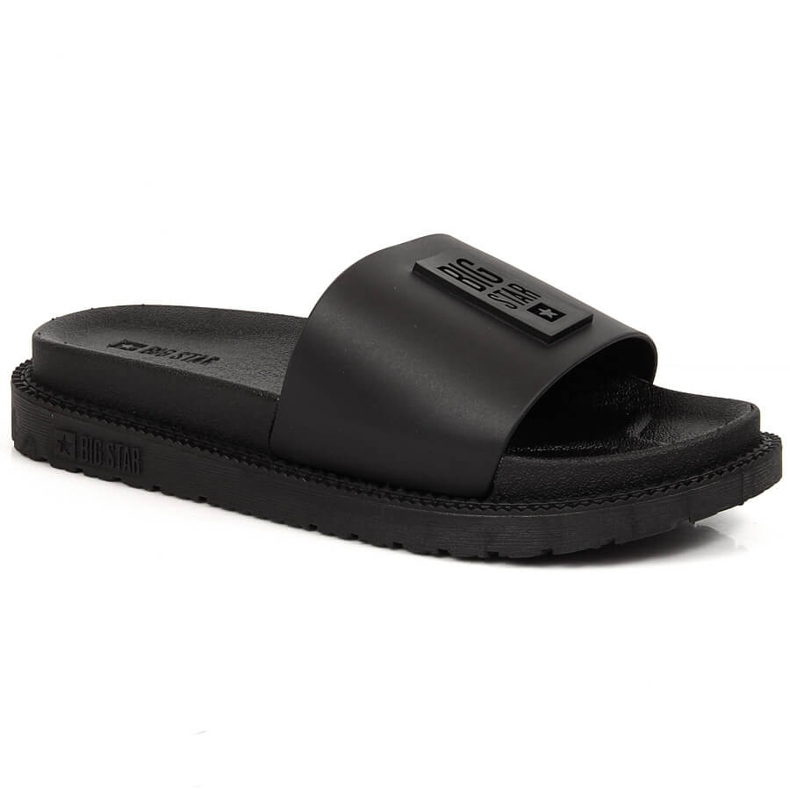 Svarta plattformstofflor för kvinnor Big Star LL274429 2