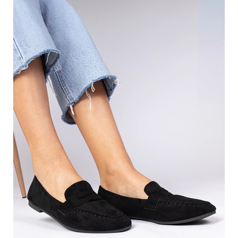 Svarta eleganta loafers från Ekozamsz 2