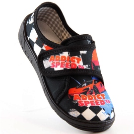 Svarta Nazo N019SAW pojksneakers för dagis 1