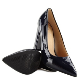 Marinblå högklackat FM4096 Marinblå 2