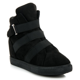 Svarta wedge sneakers 1