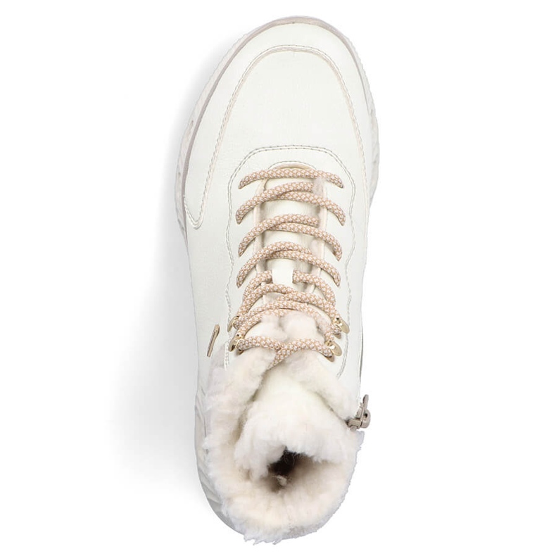 Damisolerade sportstövlar, vita, Rieker M6010-80 1