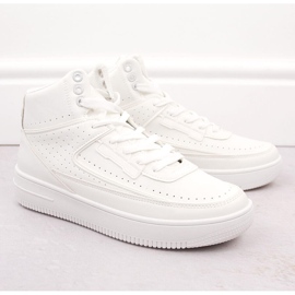 Isolerade ankelhöga sportskor för män, vita Big Star OO174553 1