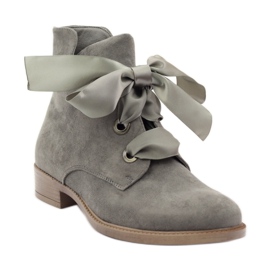 Grå Sergio Leone 300 damstövlar 1