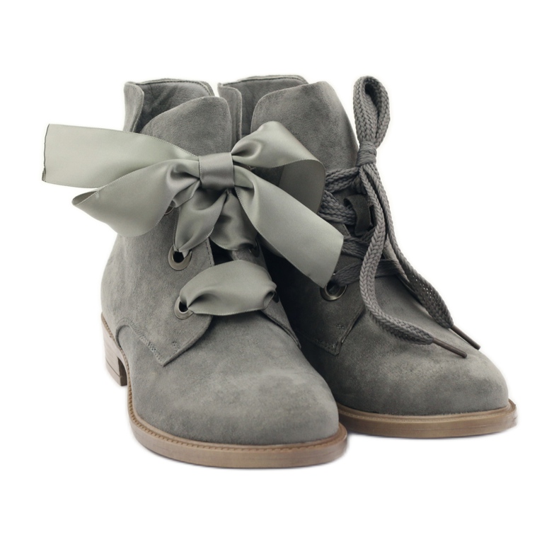 Grå Sergio Leone 300 damstövlar 4