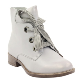 Stövlar Sergio Leone 300 silver metallic grå 1