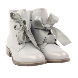 Stövlar Sergio Leone 300 silver metallic grå 4