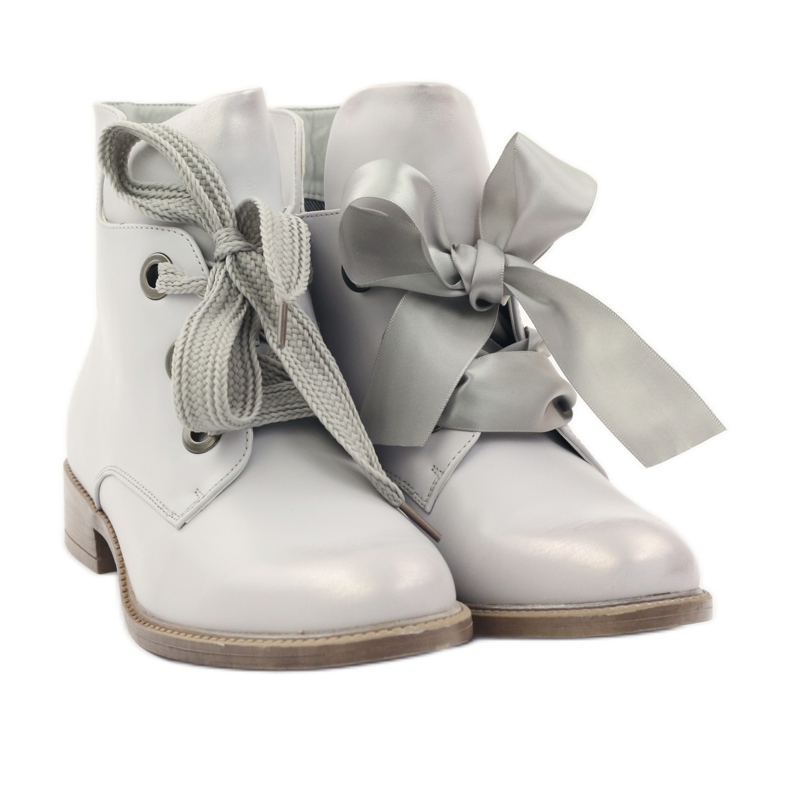 Stövlar Sergio Leone 300 silver metallic grå 4