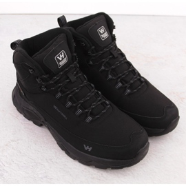 Vattentäta vandringsskor för män, svarta, Vanhorn 99302 2