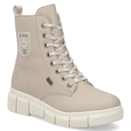 Rieker kvinnors stövlar med RKR557B -beige 28