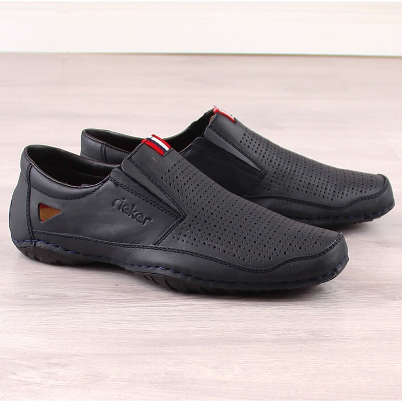 Rieker 06367 Navy Blue Men's Navy Blue Shoes blå 1