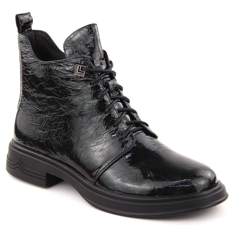 Ankelboots för kvinnor gröna D&amp;A S.Barski Premium Collection LZ42-042 1