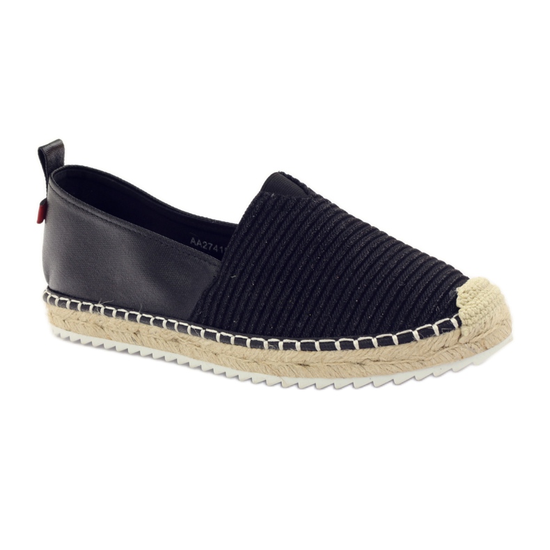 Ballerina espadrillor Big star 274196 svart brun 1