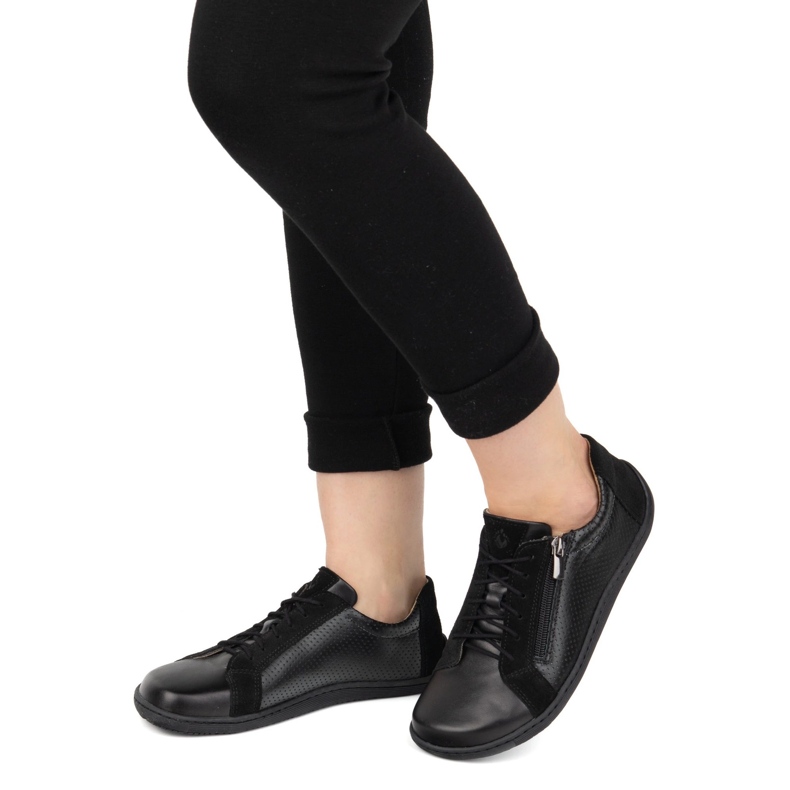 Olivier Kvinnors minimalistiska barfota perfoot 1243 svart 2