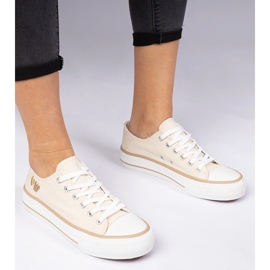 Beige Classic Women's Sneakers 1