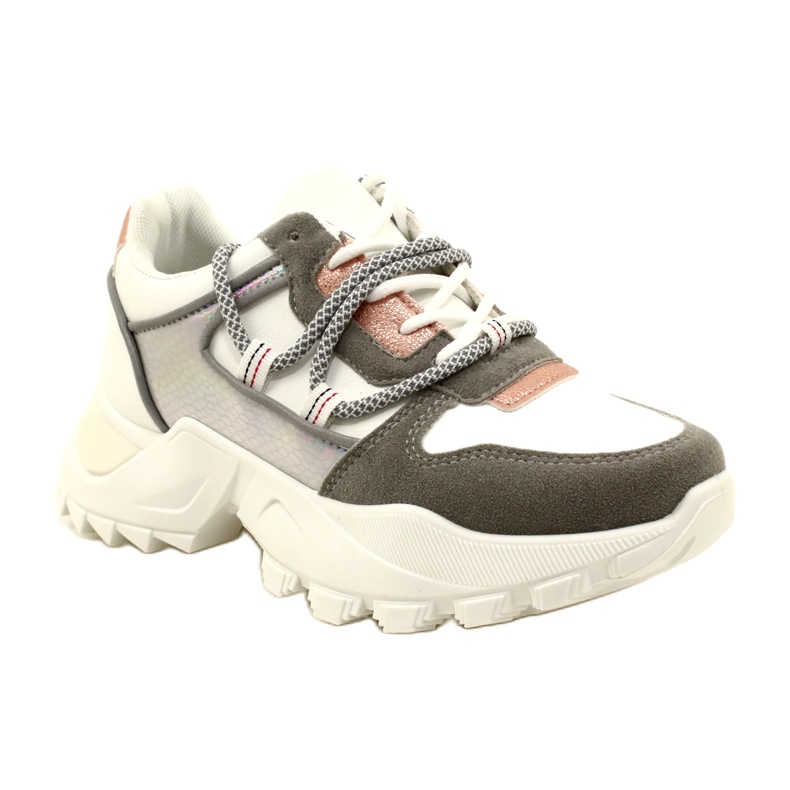 News Kvinnors sportskor sneakers 21sp26-3973 vit 5